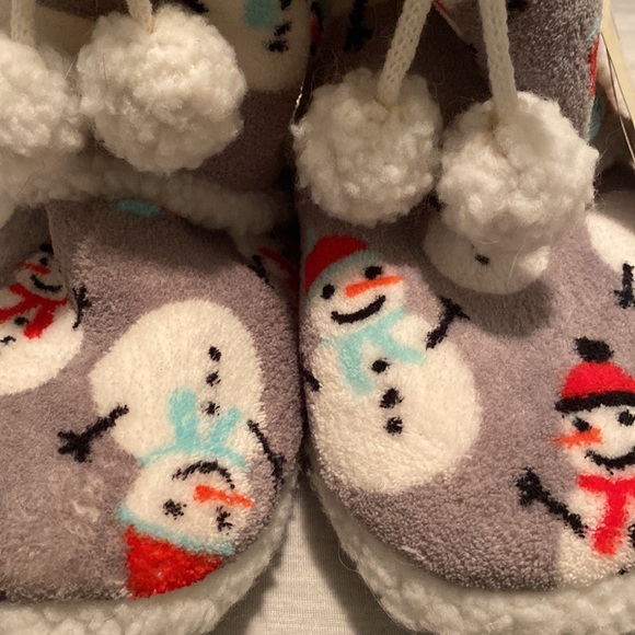Snowman slippers size small 5/6 - Picture 5 of 5